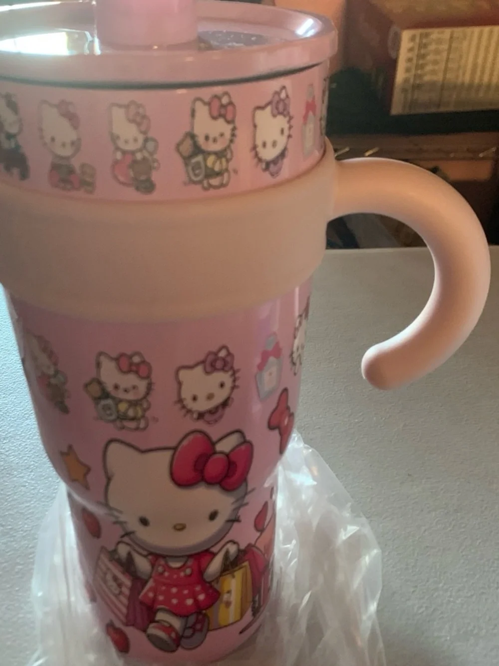 Sanrio Hello Kitty Pink and Red Disposable Party Cup